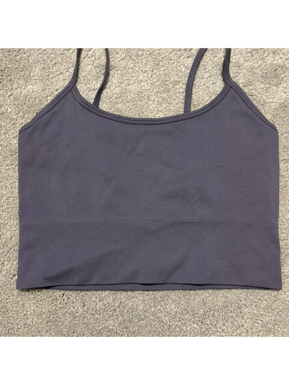 Darker purple Athleta cropped tank top. Size small. Barley worn.
